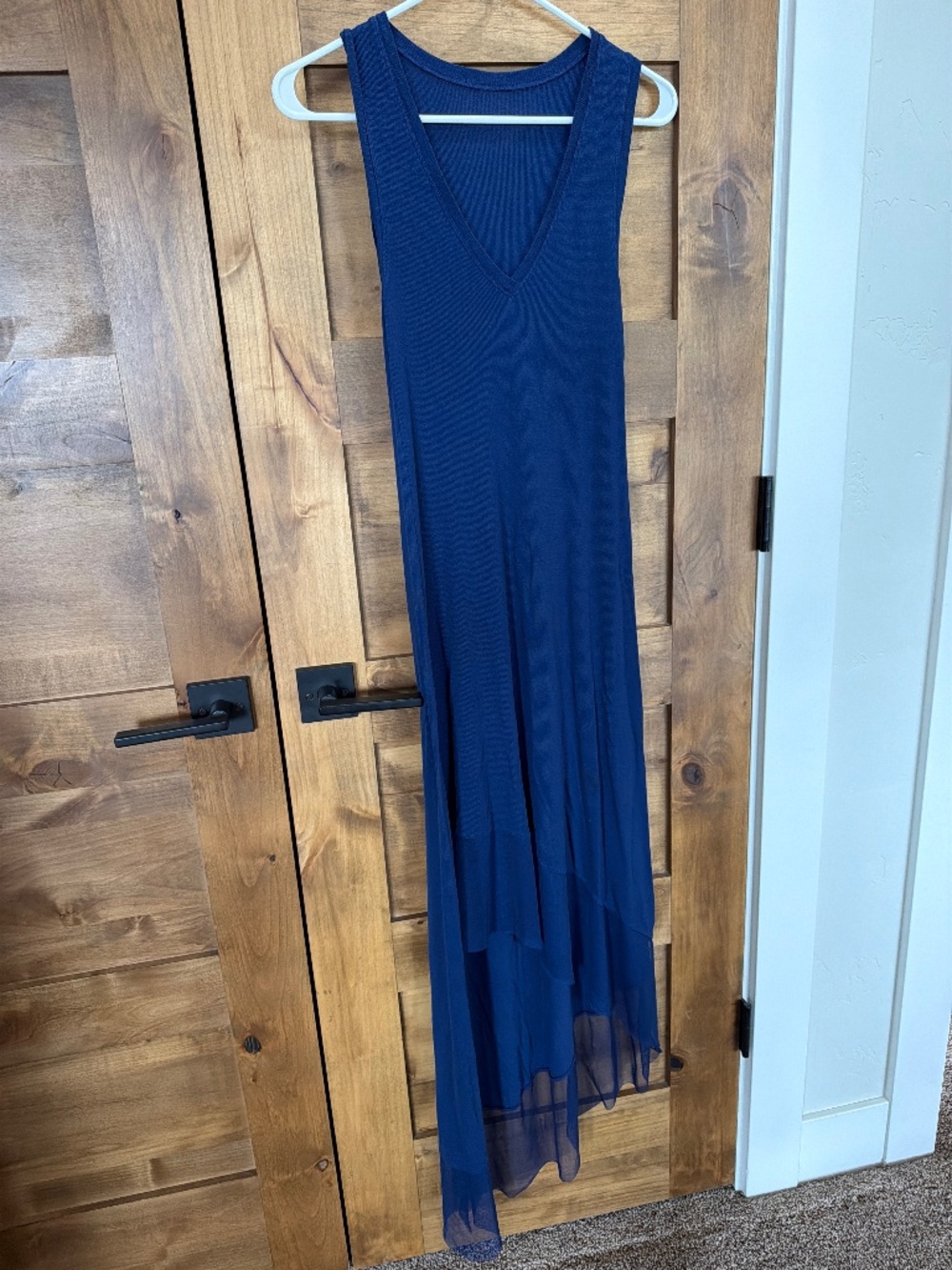 Navy Blue bohemian style dress